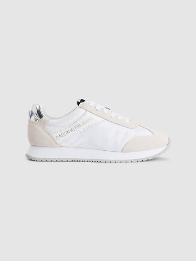 Calvin Klein Cipők HU830767 | Calvin Klein Branding Női Sportcipő Fehér / Titán